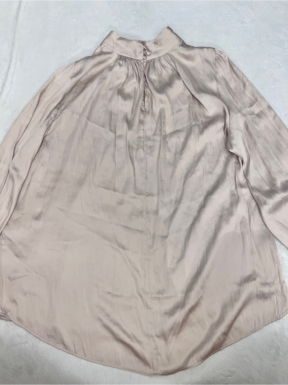 H&M Silk-Look High-Neck Blouse - Picture 6 of 6